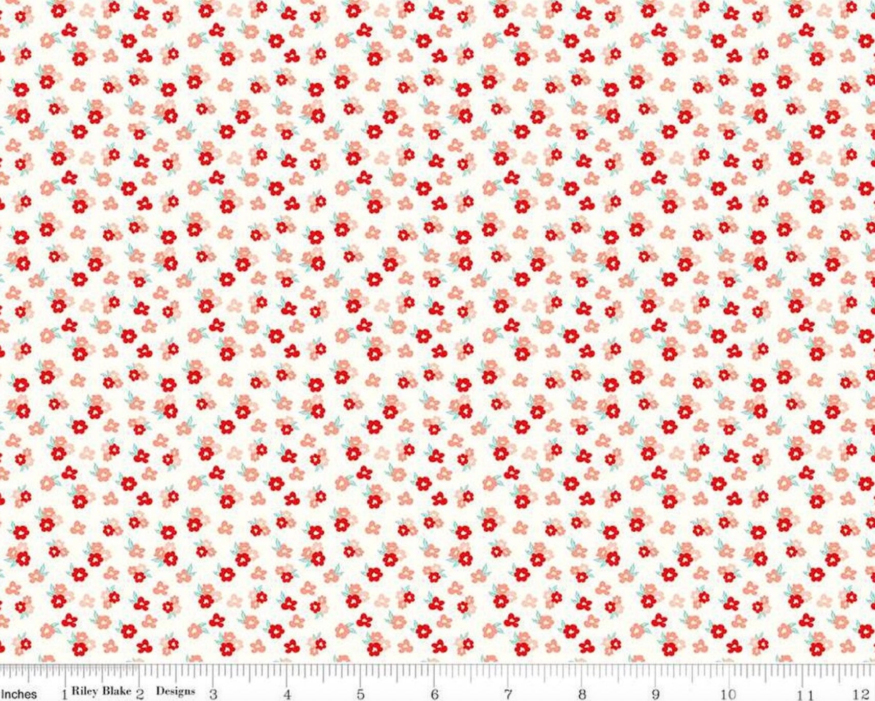 You And Me - Tossed Floral Cream from Riley Blake Fabric