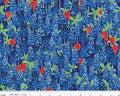 Friendship Florals - Main Floral Royal Blue from Riley Blake Fabric
