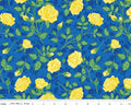 Friendship Florals - Roses Cobalt from Riley Blake Fabric