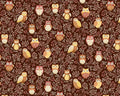 Hello Autumn - Twilight Owls Brown from Makower UK  Fabric