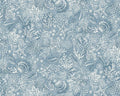 High Tide - Reef Mid Blue from Makower UK  Fabric