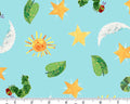 The Very Hungry Caterpillar - Sun Moon Stars Sky Blue from Andover Fabrics