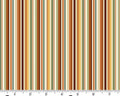 Hello Autumn - Stripe Cinnamon from Makower UK  Fabric