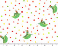 The Very Hungry Caterpillar - Leafing Around White from Andover Fabrics