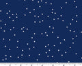 Sequin - Sequin Circle Dot Navy Blue from Andover Fabrics
