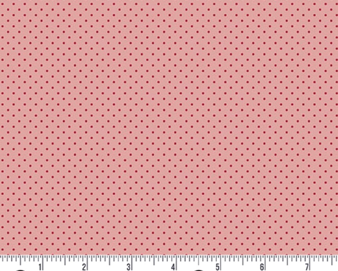A Woodsy Cottage - Polka Dot Rose Pink from Andover Fabrics