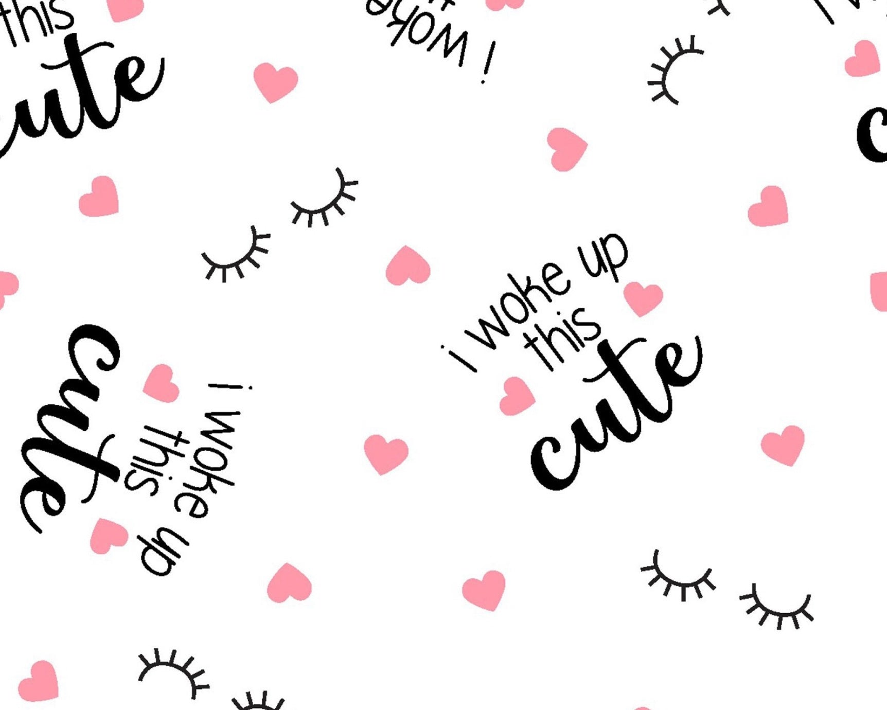 Nursery FLANNEL - I Woke Up This Cute from Springs Creative Fabric