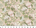 Hydrangea Reverie - Packed Floral Peach Pink by Susan Winget from Springs Creative Fabric