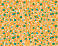 Fresh Morning Medley - Lemon Drops Orange by Joanna Plucknett from Felicity Fabrics