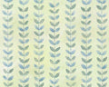 Intriguing Mushrooms - Leave Sprig Stripe Lt Green by Susan Winget from Springs Creative Fabric