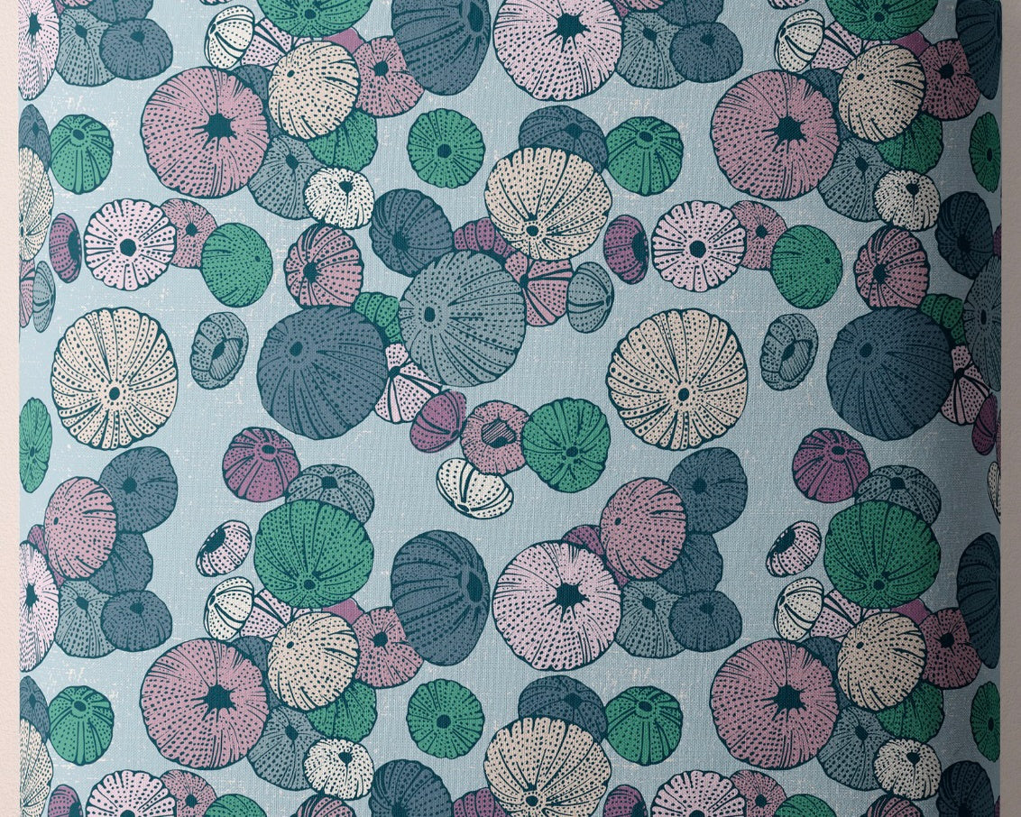 Seashell Serenade - Sea Urchin Lt Blue by Jayme Murray from Cloud9 Fabrics