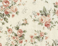 French Rose - Roses Ross Cream from Elite Fabric