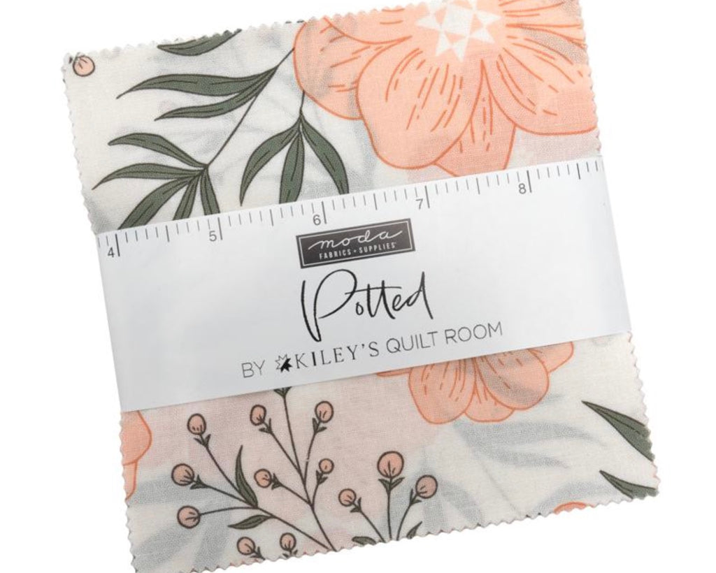 Potted CHARM Pack by Kiley’s Quilt Room from Moda Fabrics