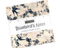 Bluebirds Nest CHARM Pack by Kansas Troubles Quilters from Moda Fabrics