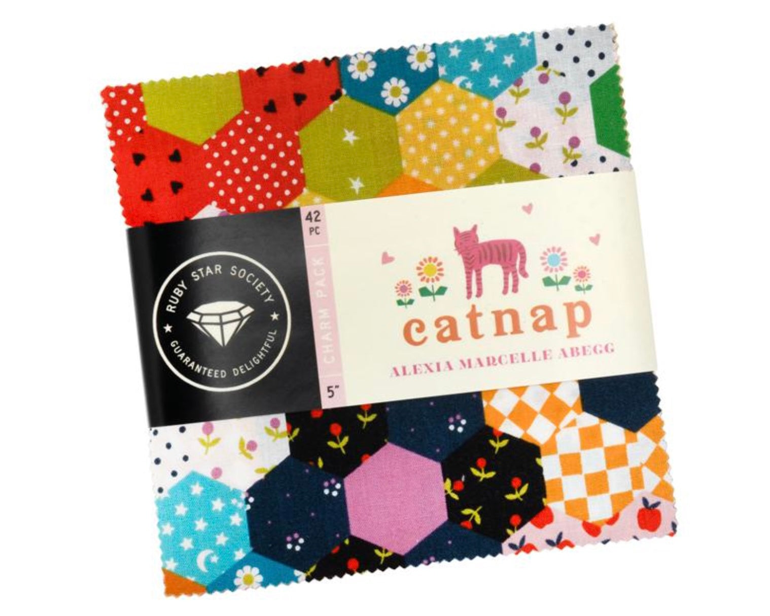 Catnap CHARM Pack by Alexia Abegg from Ruby Star Society Fabrics