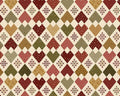 Home Sweet Home - Cross Stitch Hearts Cream from Henry Glass Fabric