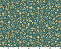 Willoughby - Tiny Leaves Turquoise from Maywood Studio Fabric