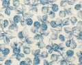 French Rose - Berries Buds Cluster Blue from Elite Fabric
