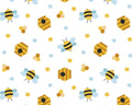 Beehive Party White from David Textiles Fabrics