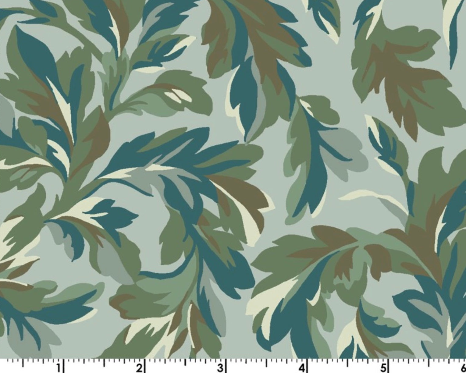 Willoughby - Leaves Blue from Maywood Studio Fabric