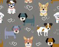 Good Puppy Love Grey from David Textiles Fabrics