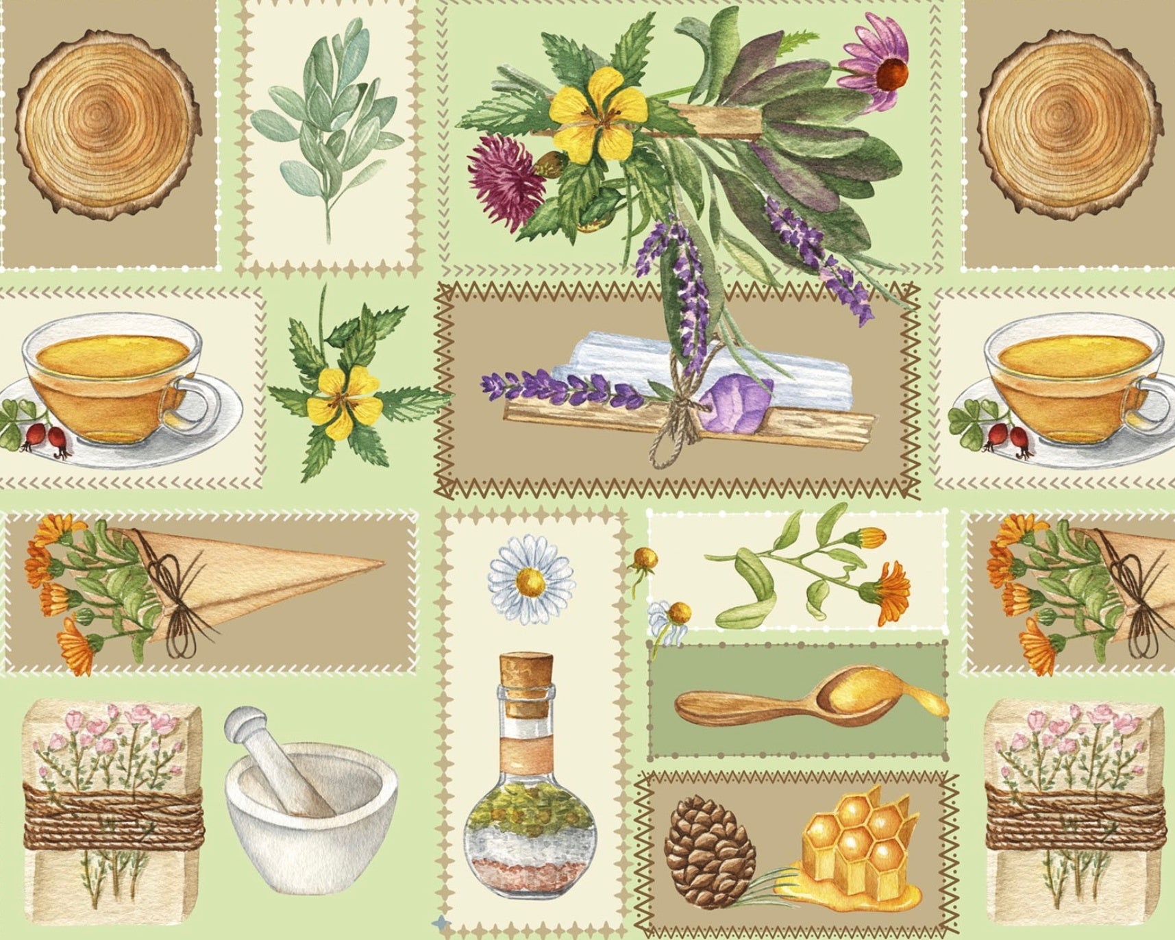 Apothecary Green from David Textiles Fabrics