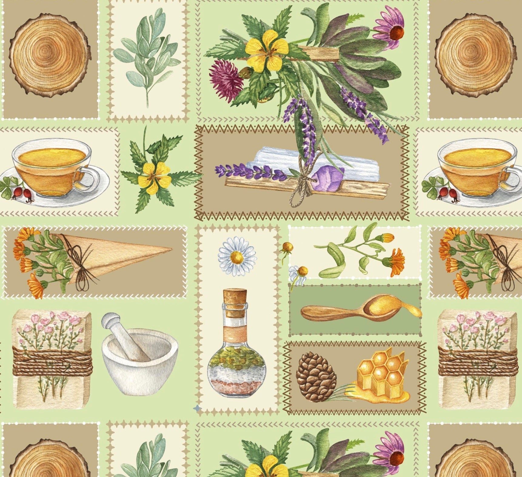 Apothecary Green from David Textiles Fabrics