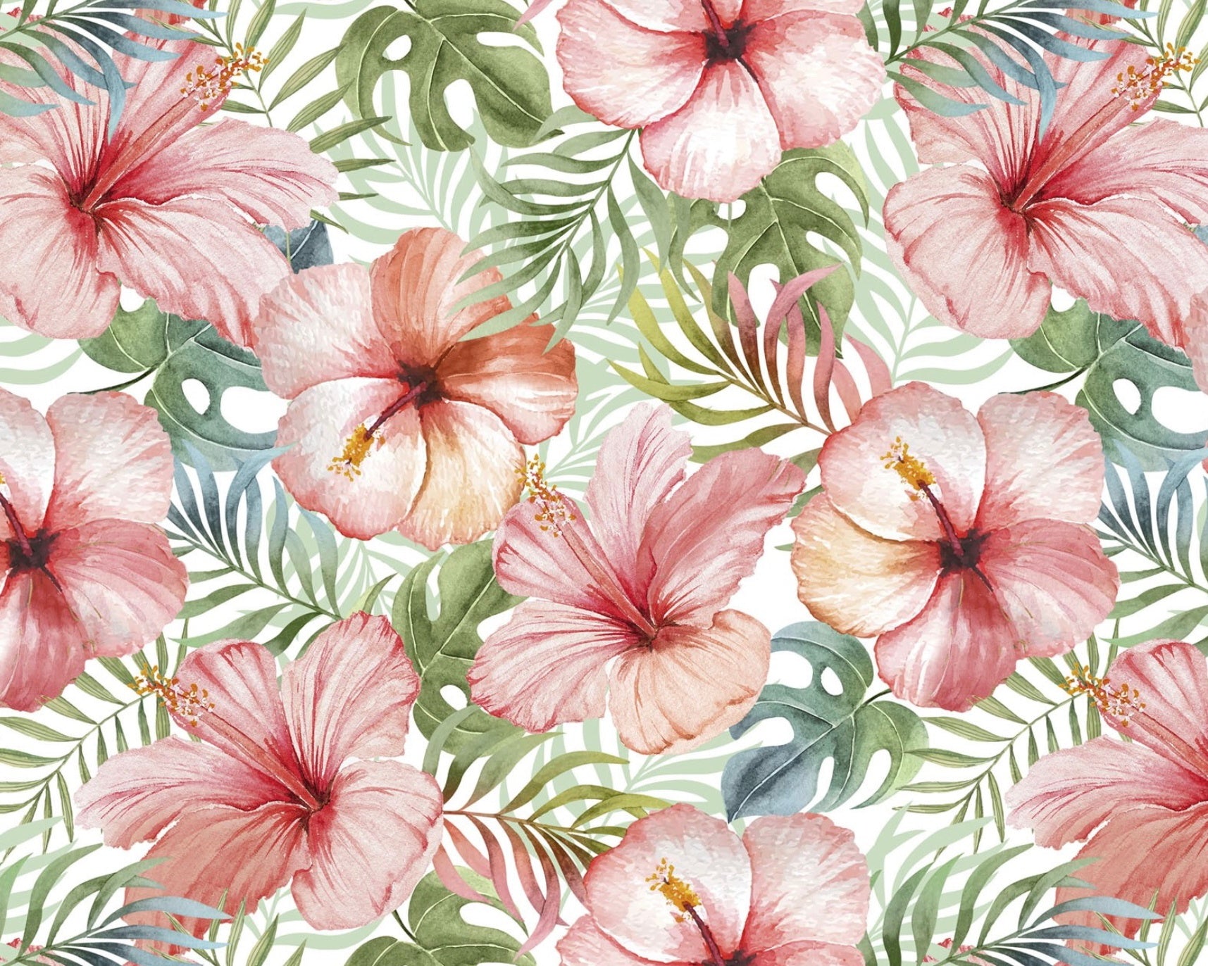Tropical Blush Floral from David Textiles Fabrics