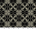 Ciao Bella - Tiles Black from Andover Fabrics