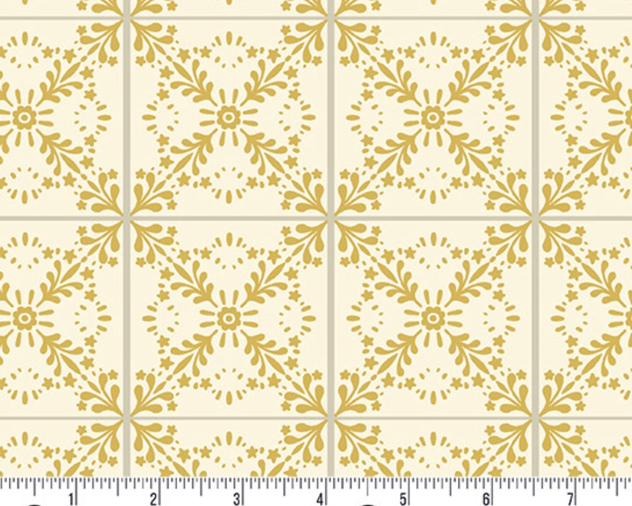 Ciao Bella - Tiles Alabaster from Andover Fabrics