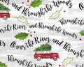 Holiday Prints - Over The River and Through The Woods from 3 Wishes Fabric