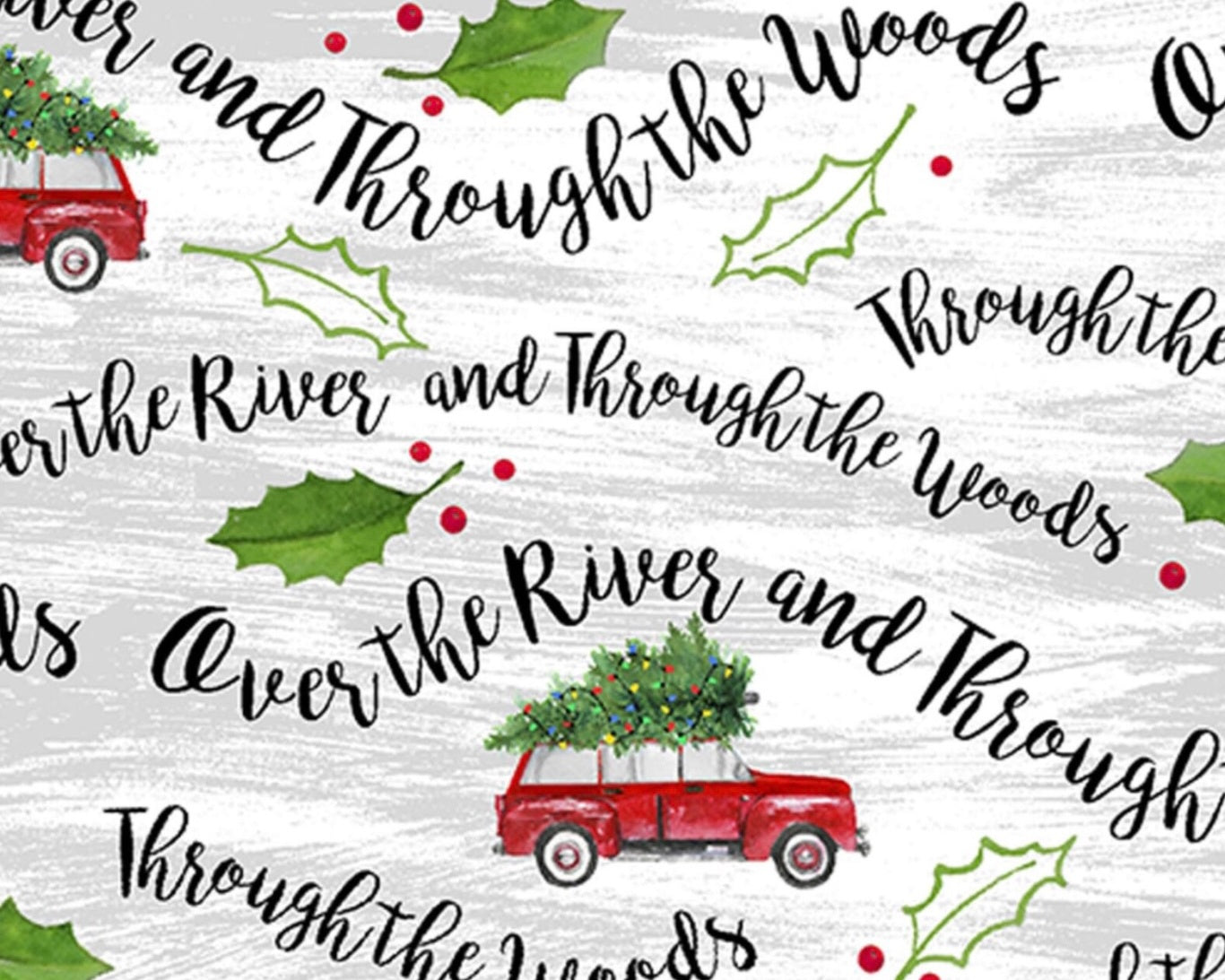 Holiday Prints - Over The River and Through The Woods from 3 Wishes Fabric