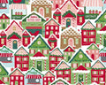 Holiday Prints - Christmas Village from 3 Wishes Fabric