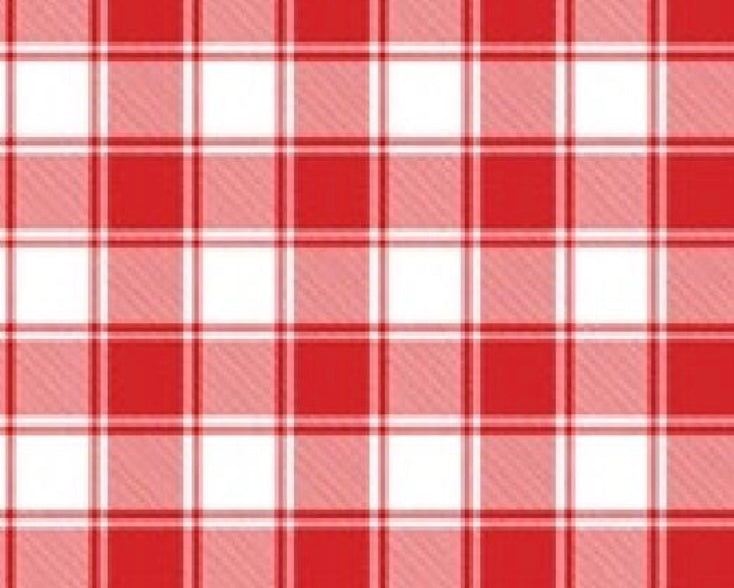 Holiday - Plaid Red White from 3 Wishes Fabric