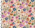 Forest Life - Floral Mushrooms Pink from 3 Wishes Fabric