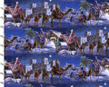 Let Us Adore Him - Three Kind Voyage Blue from 3 Wishes Fabric