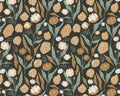 Enchanted Meadow - Meadow Blooms Dark by Alder and Birch from Felicity Fabrics