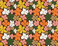 Honey Garden - Irises Peach from Cloud 9 Fabrics