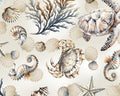 Coastal Escape - Marina Life Cream by Nicole Decamp from Benartex Fabrics