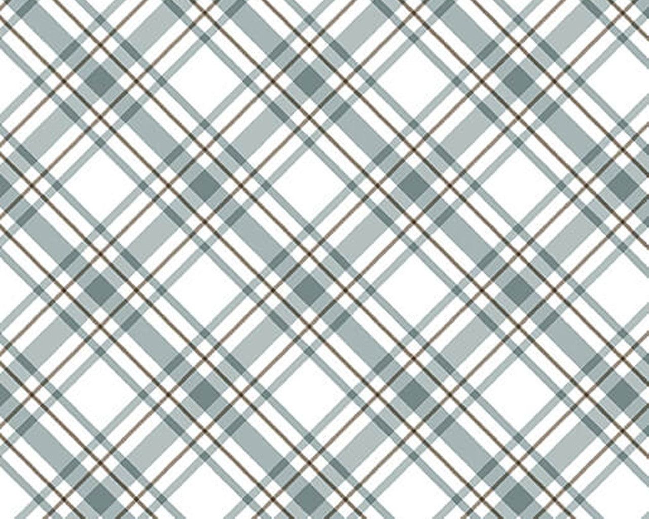 Coastal Escape - Maritime Plaid by Nicole Decamp from Benartex Fabrics