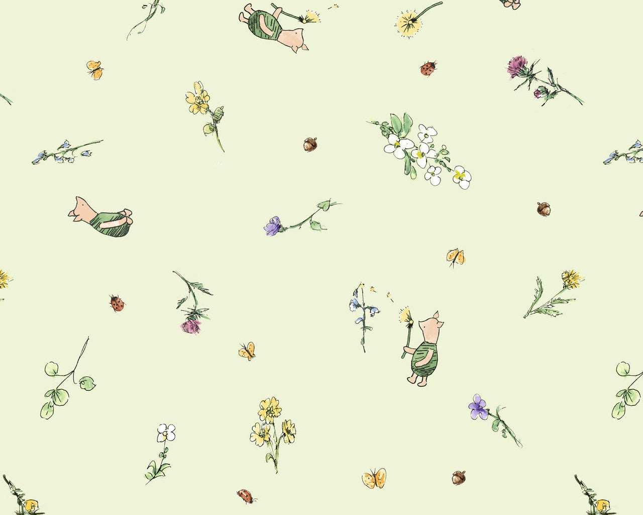 Classic Winnie - Piglets from Studio E Fabrics
