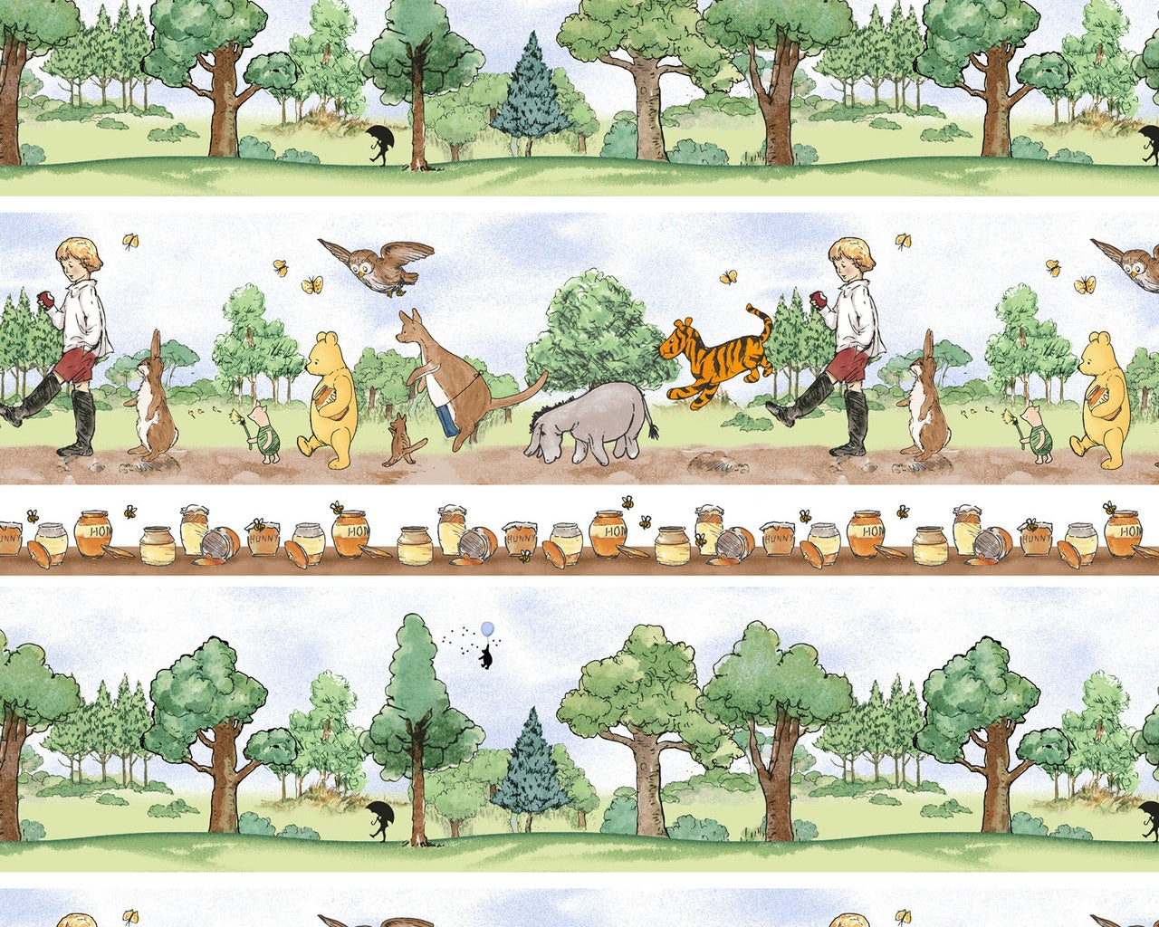 Classic Winnie - Stripe Characters from Studio E Fabrics