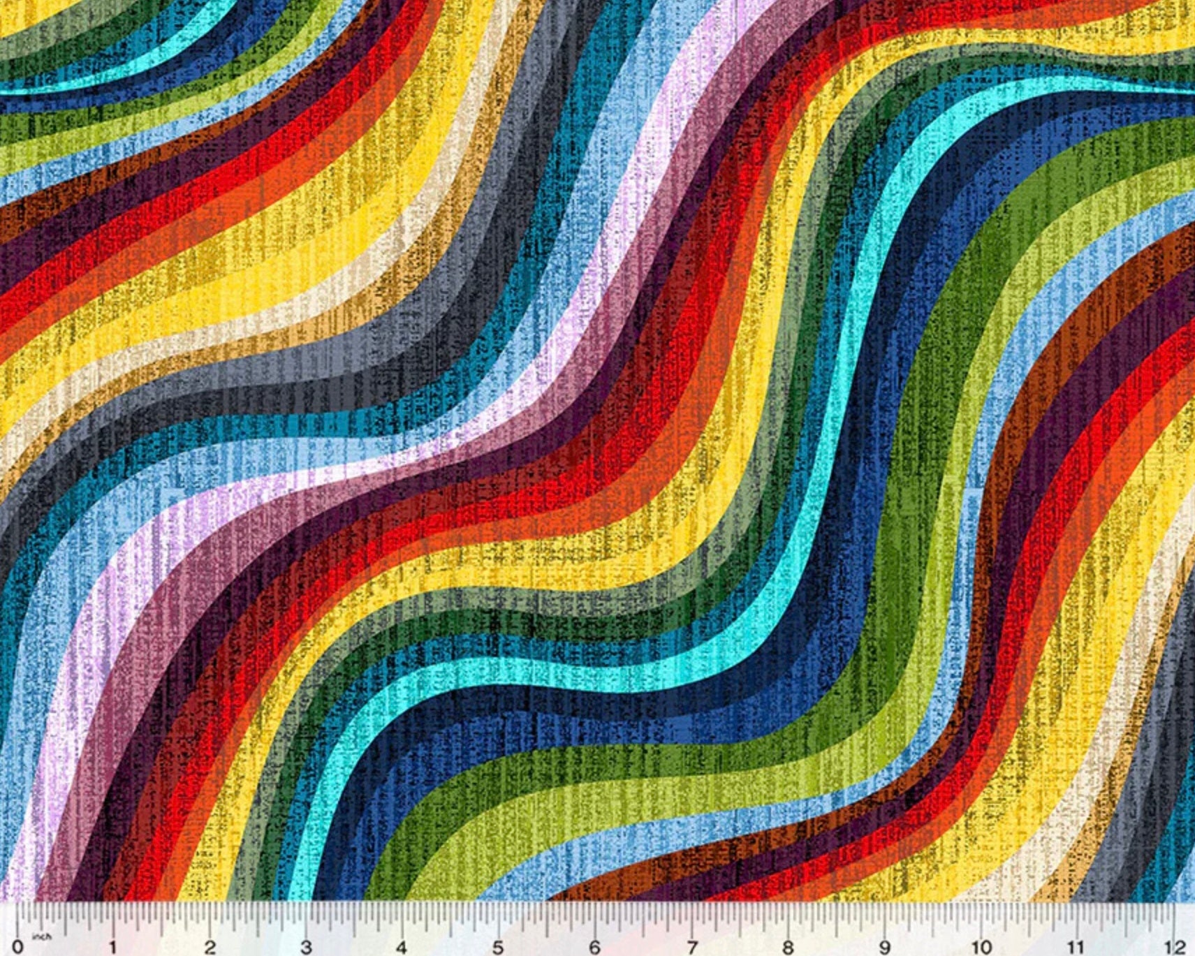 Quilt Back 108 Inches - Terrain Wave Universe from Windham Fabrics