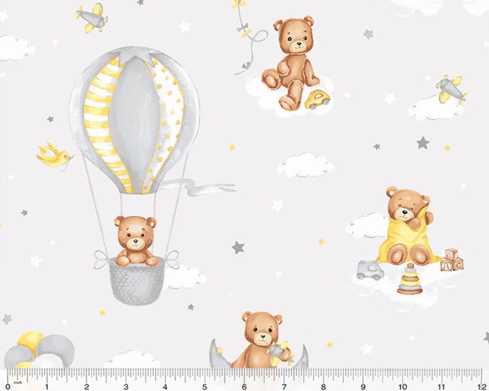 Sweet Dreams - Dreamland Teddy Bear Cloud from Windham Fabrics