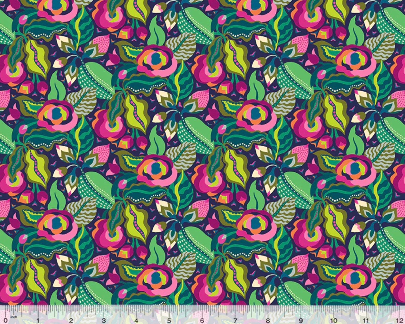 Botanica - Camellia Indigo from Windham Fabrics