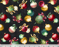 Holiday Splendor - Dashing Ornaments Black from Windham Fabrics