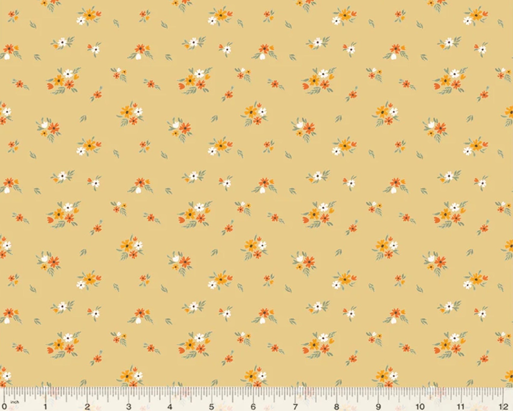 Harvest Gathering - Ditsy Bunch Latte from Windham Fabrics)