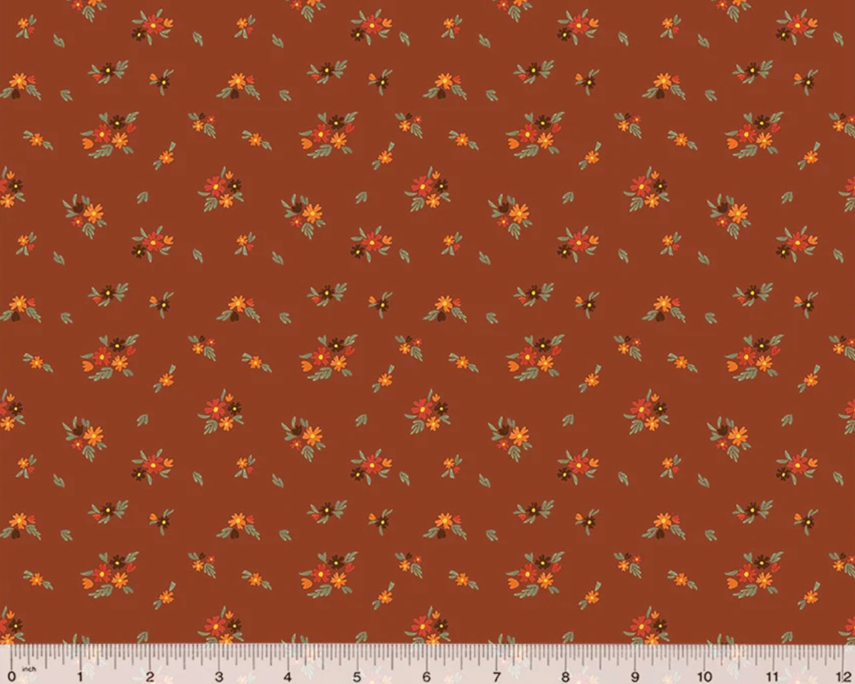 Harvest Gathering - Ditsy Bunch Chai from Windham Fabrics