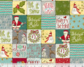 A Very Terri Christmas - Merry Squares Multi from Windham Fabrics