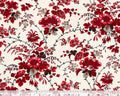 Sable and Scarlet - Posies Cream from Windham Fabrics